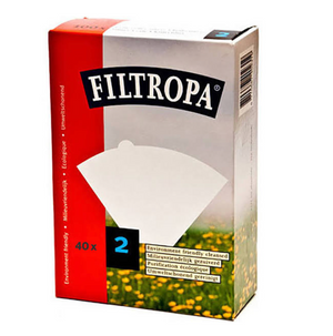 Filtropa Paper Filter No.2 - Bleached 40 Pack
