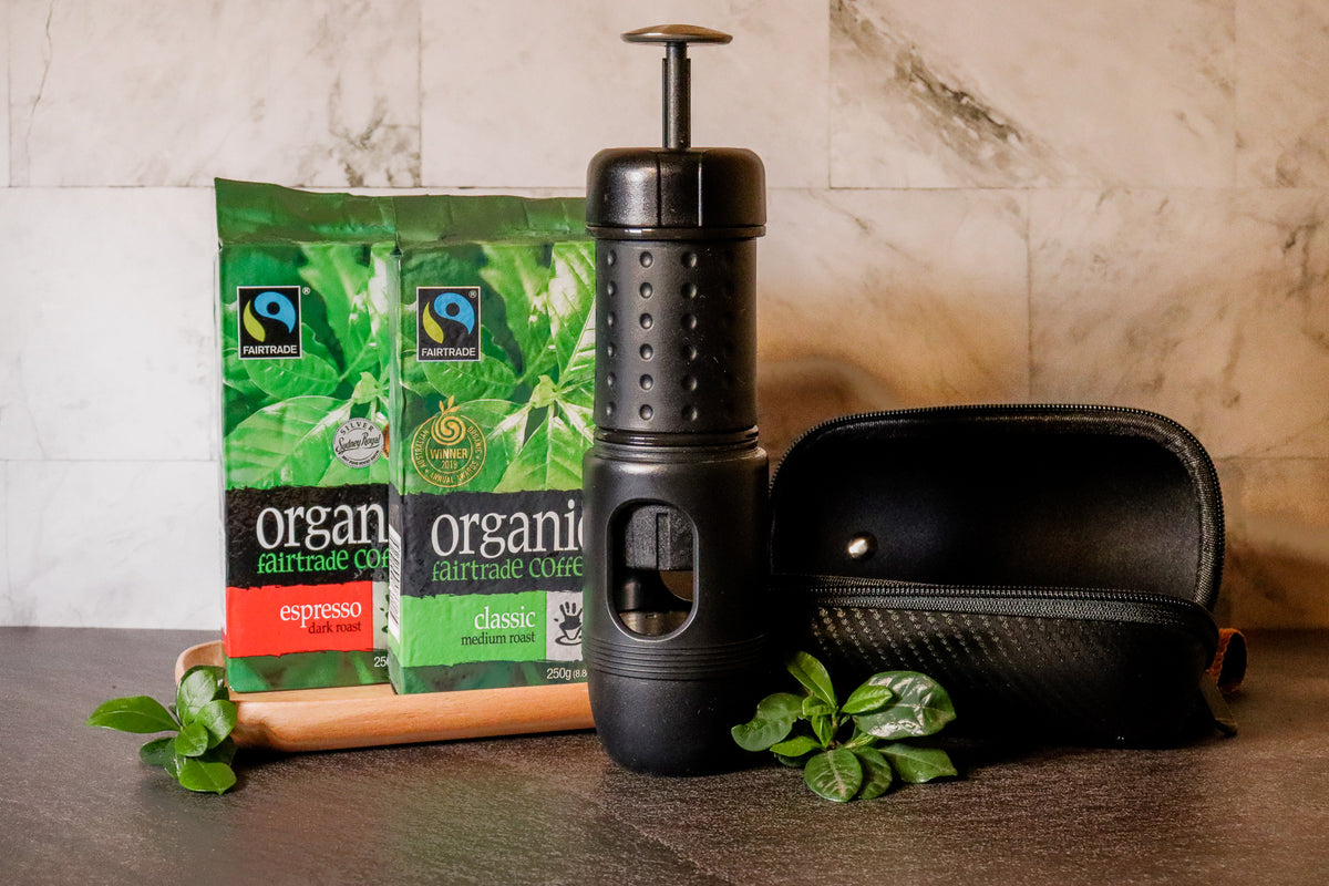 Staresso Mini Espresso Maker & bean ground & drunk 250g ground coffee
