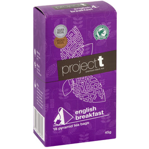 Project T English Breakfast Pyramid Tea Bags 18pk