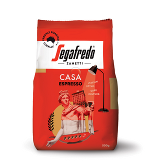 Segafredo Zanetti Espresso Casa Speciality Roasted Coffee 500g Beans