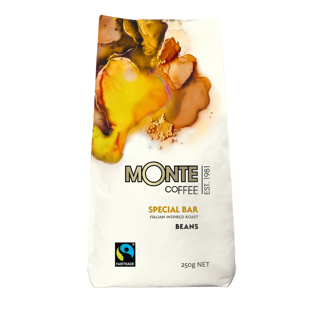 Monte Fairtrade Special Bar 250g beans