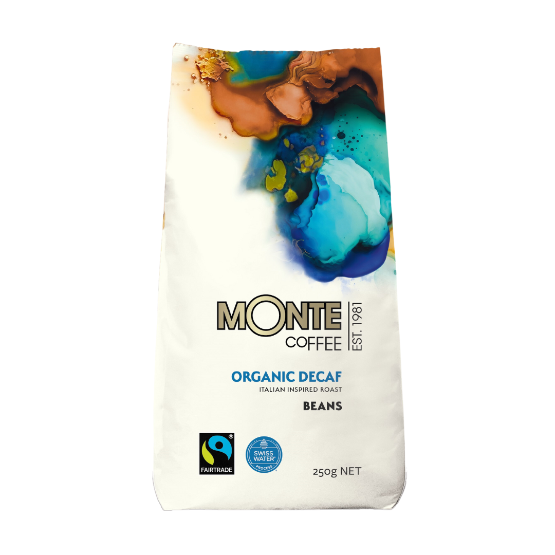 Monte Fairtrade Organic Decaf 250g beans 