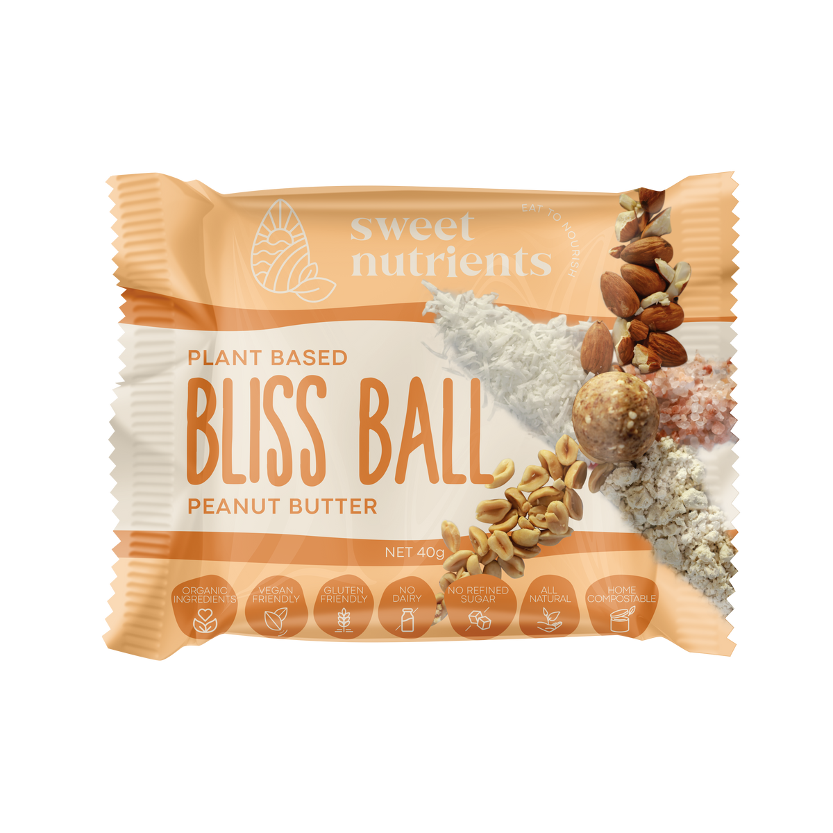 Peanut Butter Bliss Balls Carton (12 Pack)