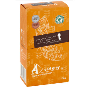 Project T Earl Grey Pyramid Tea Bags 18pk