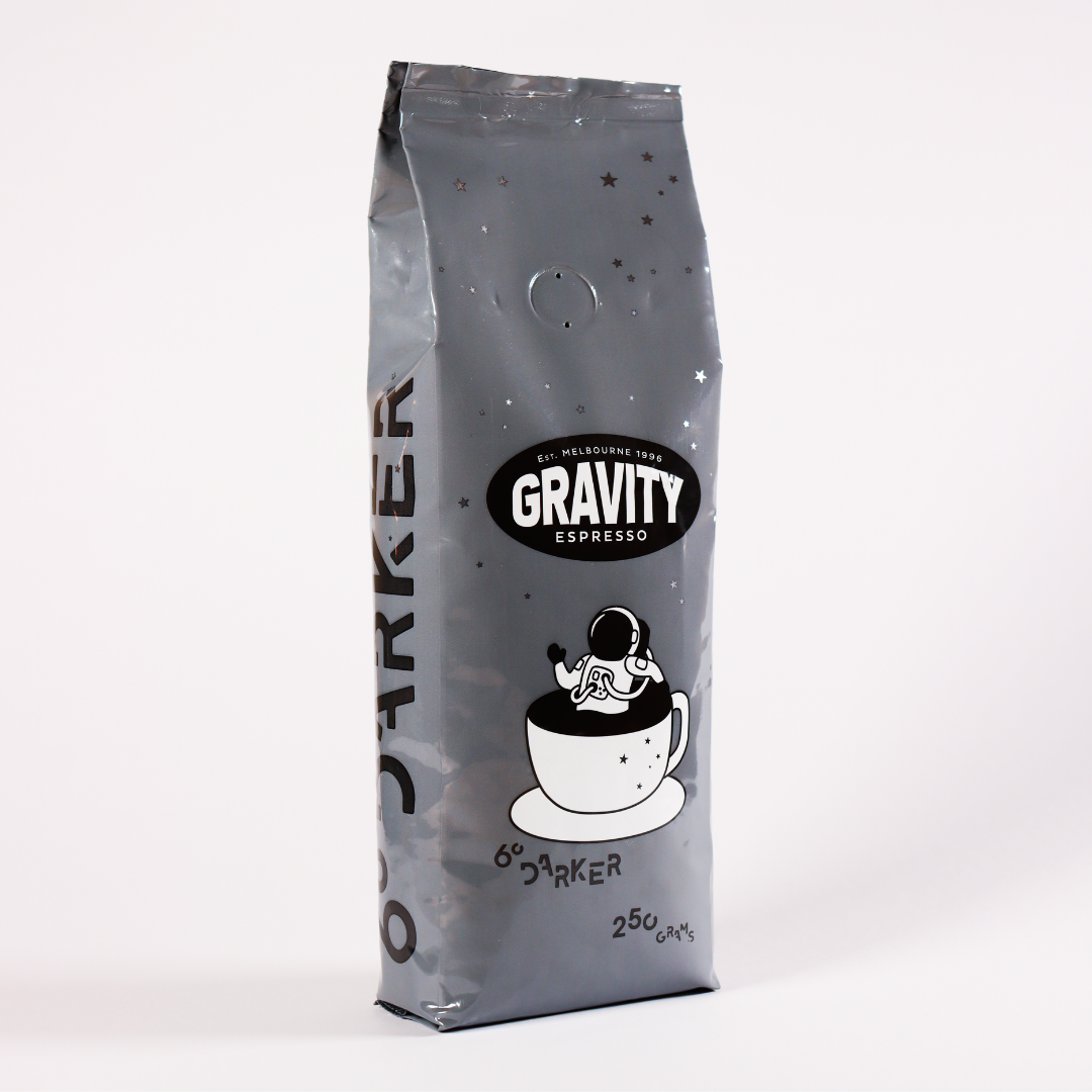 Gravity Espresso 6 Degrees Darker Coffee Beans 250g