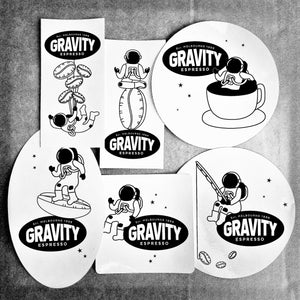 Gravity Espresso - Gravity Jo Sticker Pack