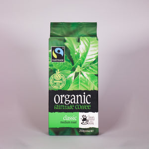 bean ground & drunk Classic Organic Fairtrade ground coffee 250g