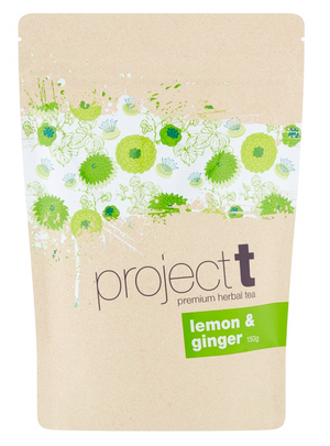 Project T Lemon & Ginger Loose Leaf Tea 150g.