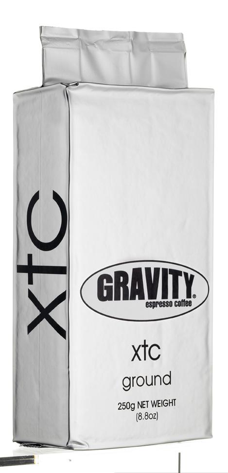 gravity xtc 250g ground coffee